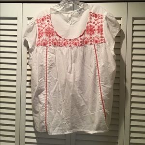 Simply Be peasant blouse